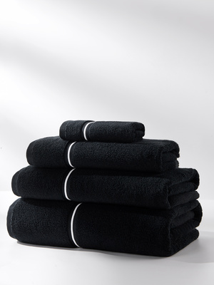 S HANDTUCH 100*150 LIBRE SCHWARZ+WEISS