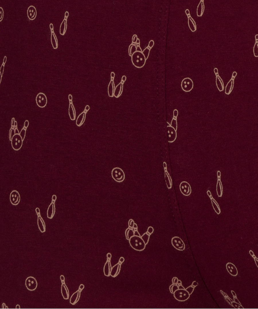 Boxershorts 3MH-025 Rot/Marineblau/Blau/Burgunder