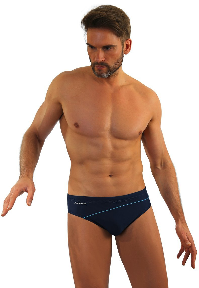 Bade-Slips Herren BD Blau