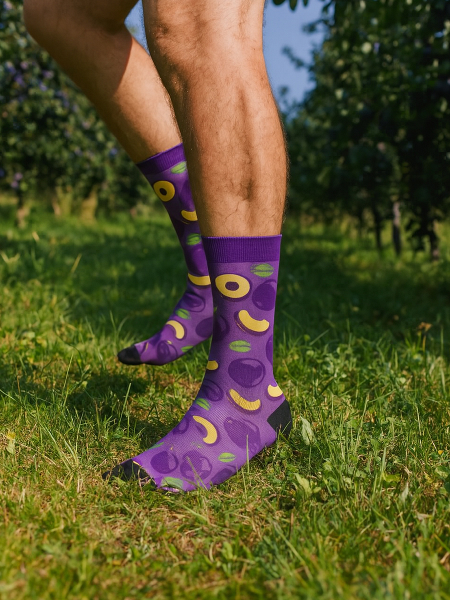 Damen-/Herren-Socken im Geschenkglas Pilzsuppe