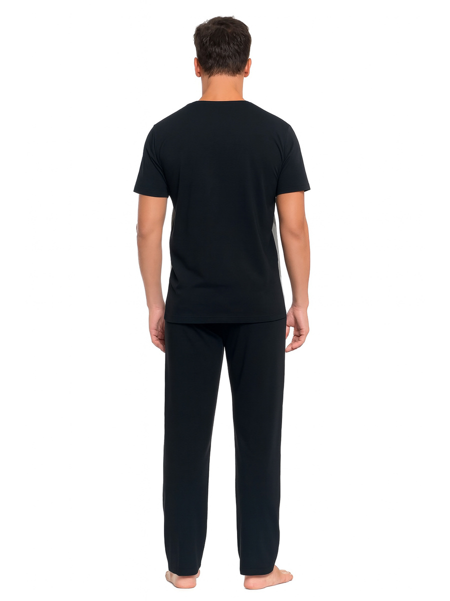 Herrenschlafanzug PDM3400 Schwarz