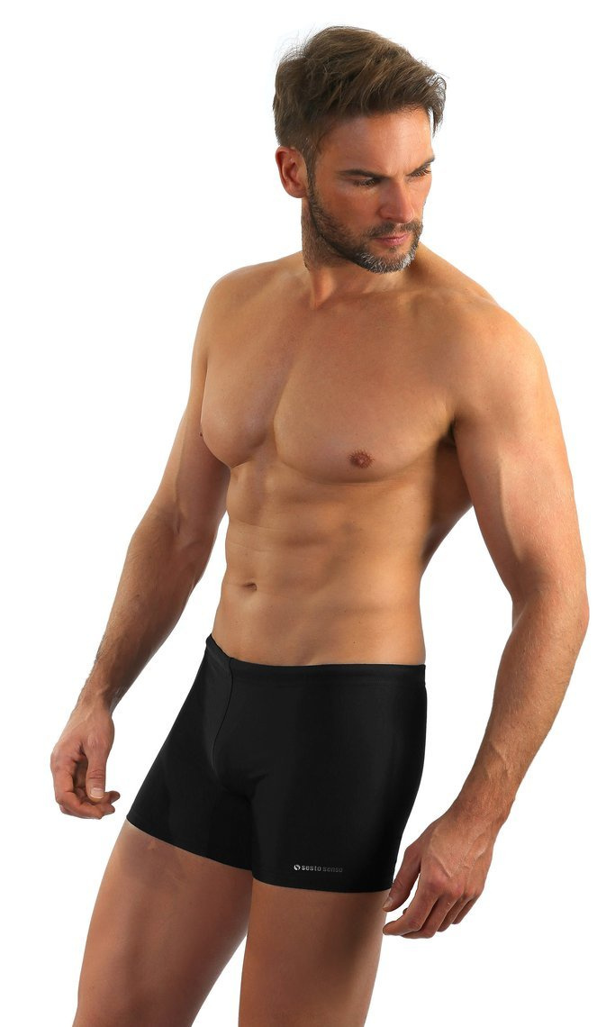 Badehose Boxershorts BD313 Schwarz