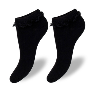 5x Skarpety Bawełniane STOPKI Z KORONKĄ Milena
