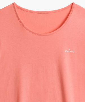 Damenpyjama Nlp-497 Rosa Grau Blau