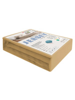 Sesto Senso Jersey Spannbettlaken – Hochwertiges Baumwollmischgewebe, Atmungsaktiv und Pflegeleicht, Mit Elastischem Gummizug, Bequem und Sicher, Ideal für Alle Jahreszeiten, Beige, Unisex