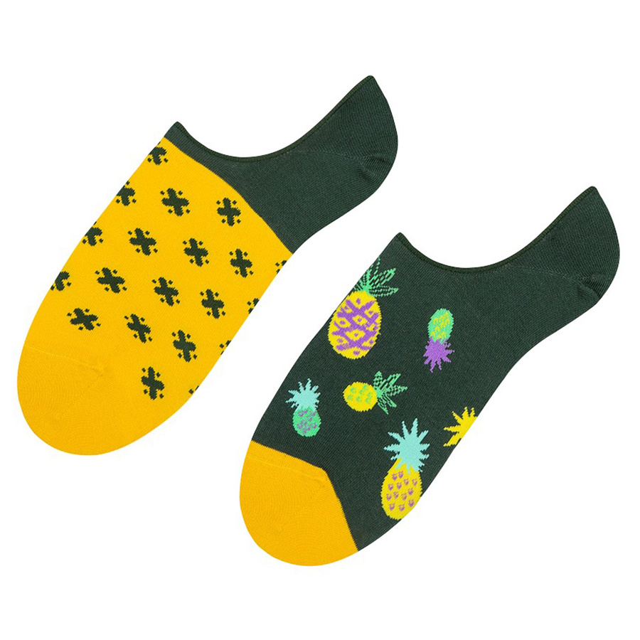 Damen/Herren farbige Füße Ananas Mehr Mode