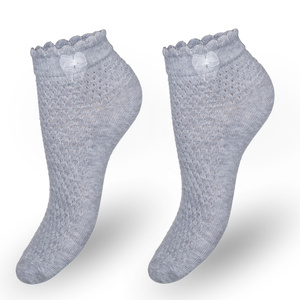 Damen-Socken Serie 115 Hellmeliert Grau