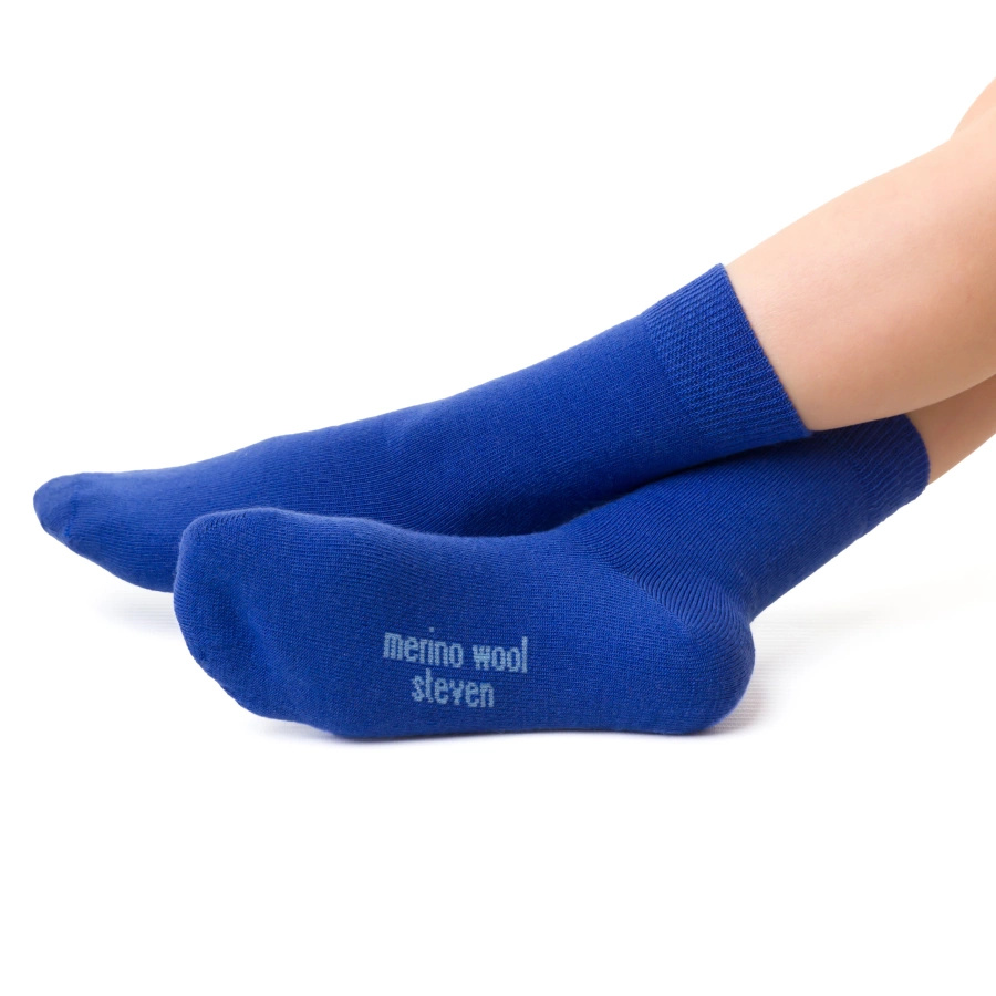 Socken Kinder Merino Wool Blau