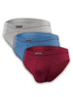 Chiloți bărbătești SM03 gri, roșu, albastru