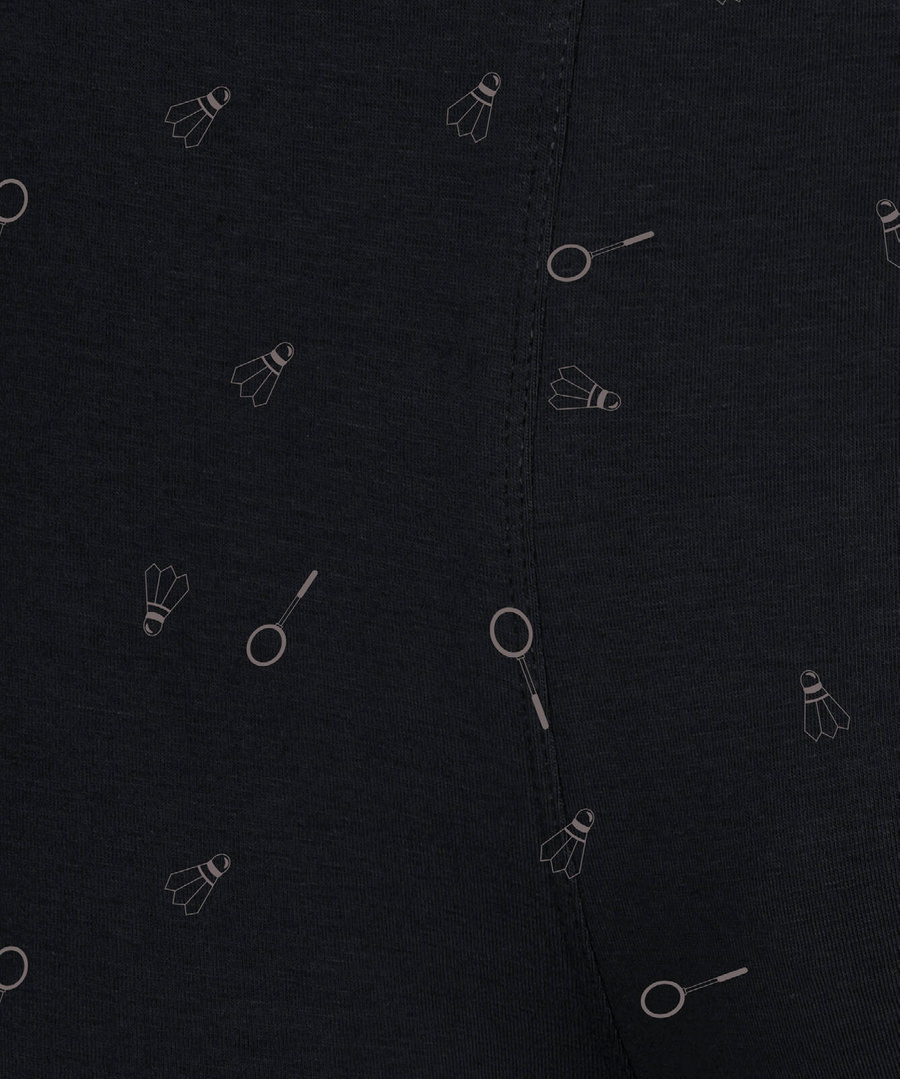 Atlantic Herren Boxershorts – Bequeme Unterwäsche aus 95% Baumwolle, 5% Elastan, Klassische Kollektion, Schwarz/Blau, 3er Pack, Print oder Uni, Standardlänge, Perfekt für Alltag