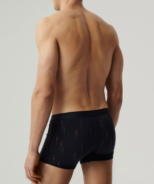 Herren-Boxershorts 3MH-210 Mehrfarbig