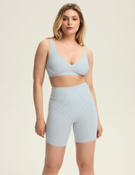 Sleeky Blue Modeling Shorts