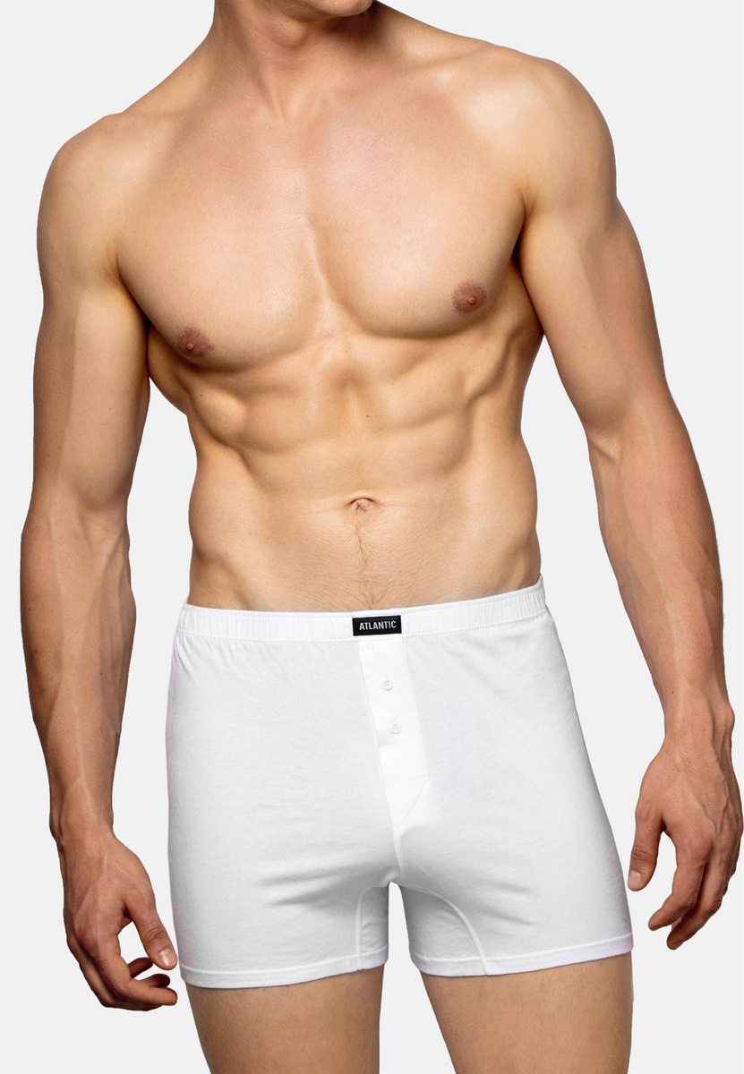 Lockere Herren-Boxershorts Serie 2BMB-003 Weiß