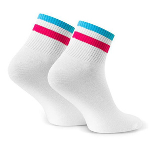 Kurze Socken Sport Serie Weiß