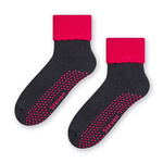 Frotteesocken Serie Antirutsch Grau