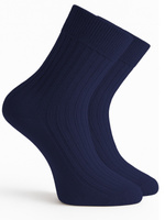 Moraj Herren Socken Medical Line – Bequeme Socken für den Alltag, Atmungsaktiv und Hautfreundlich, Ideal für Medizinischen Gebrauch, Farbe: Dunkelblau