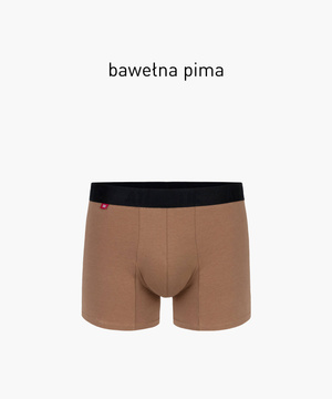 Herren-Boxershorts Serie Mh-1194 Braun/Schwarz/Beige/Cappuccino