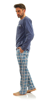 Pijama pentru bărbați Seria Jeans Albastră