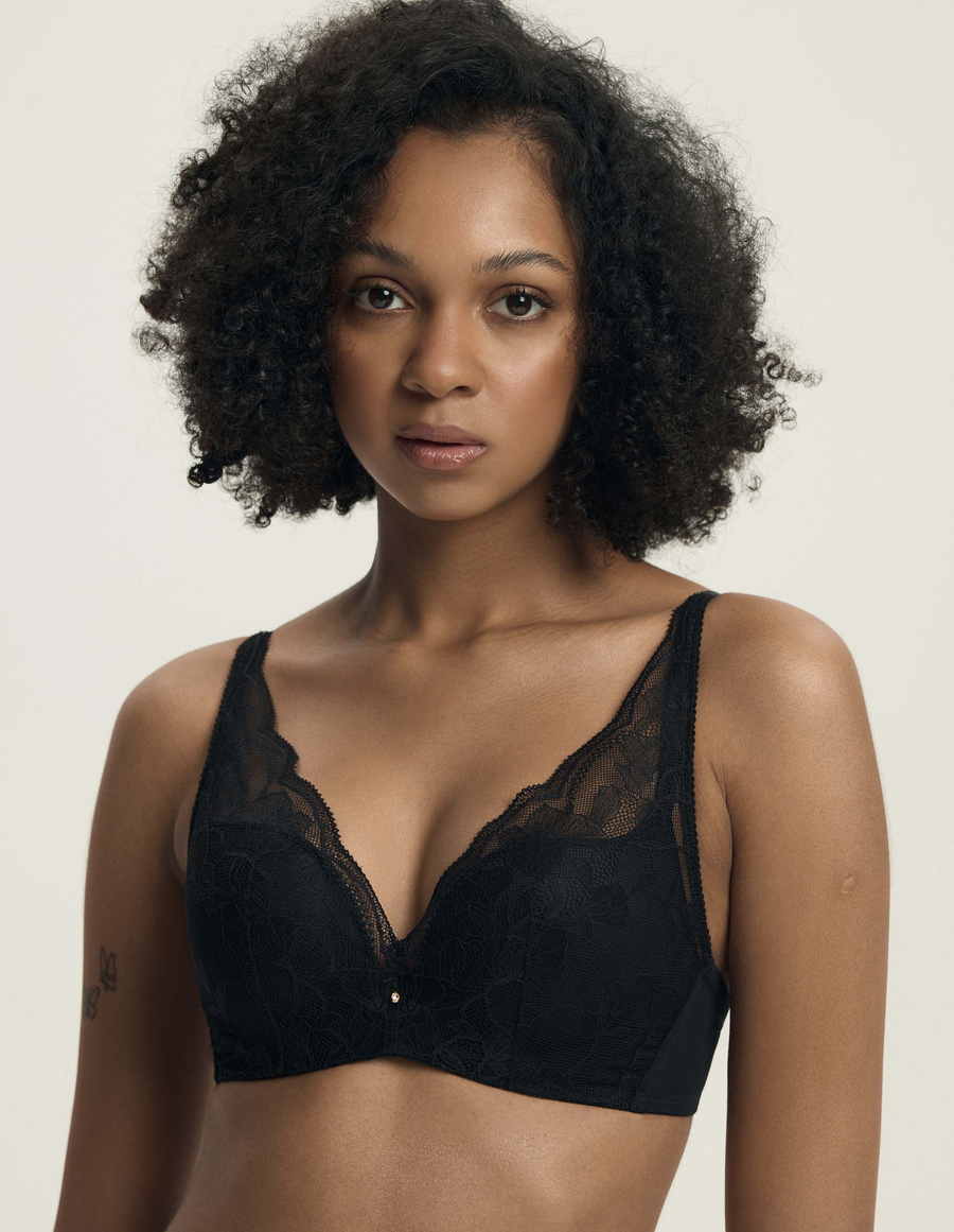 Fabbie Push-Up Bra Black