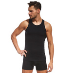 Koszulka na ramiączkach Authentic 205 czarna Cornette