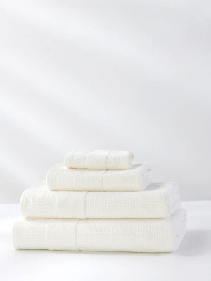 Towel Checky White