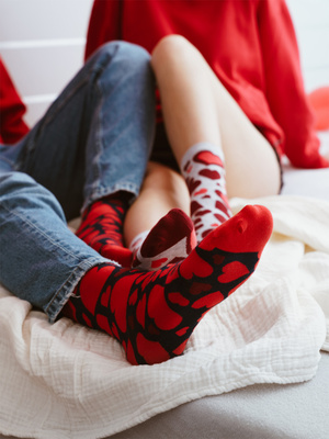 Bunte Socken Für Valentinstag Kunst. 136 Steven