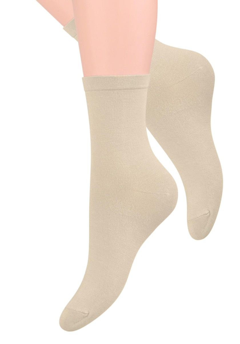 Skarpetki damskie bambusowe gładkie at. 108 Steven