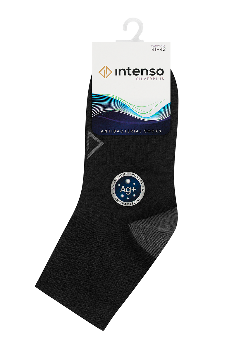 Kurzsocken Silverplus Schwarz