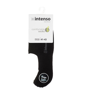 unsichtbare Bambusfasersocken für Mokassins mit Silikon 1900 Intenso