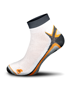 Herrensocken Simply Grau-Orange