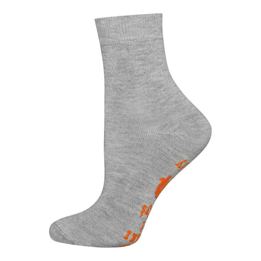 Skarpetki dziecięce szare SOXO z napisami zabawne