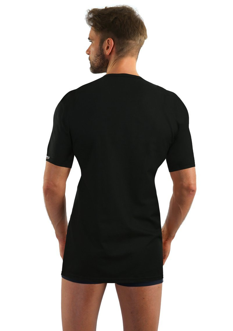 Herren T-Shirt Cobra Schwarz