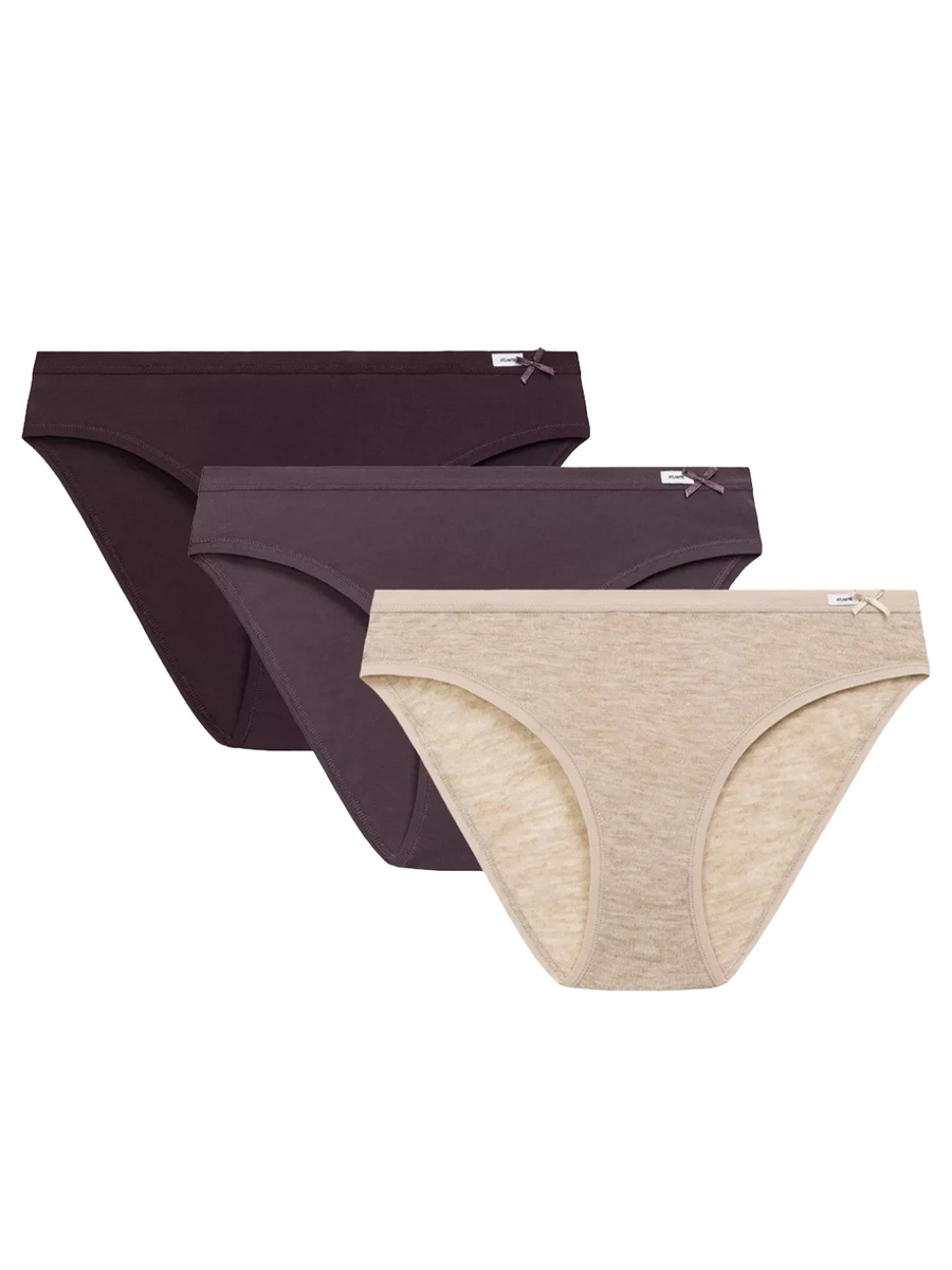 Chiloți sport pentru femei Seria 3CLP-002 Bej și Mov