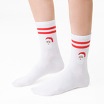 Skarpetki świąteczne w mikołaje art. 136 CO058 granatowe