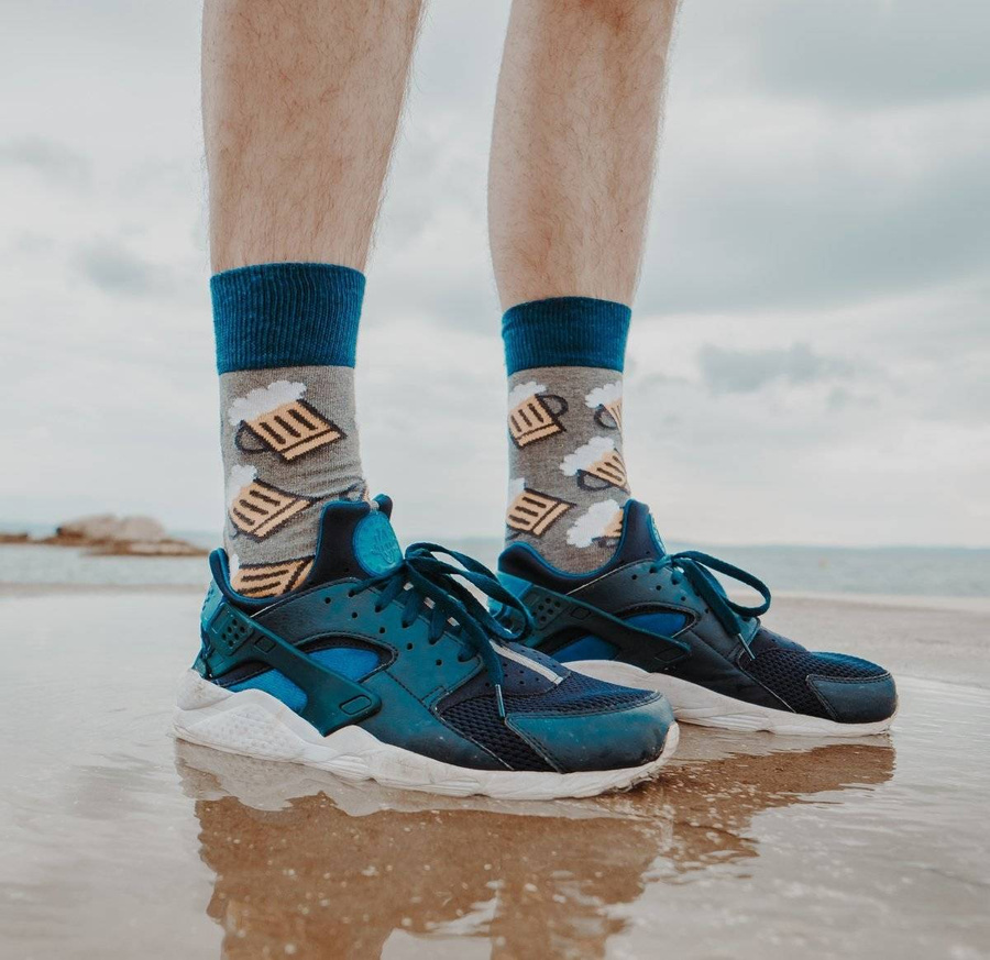 Soxo Good Stuff Herren Socken bunt lustig Bier