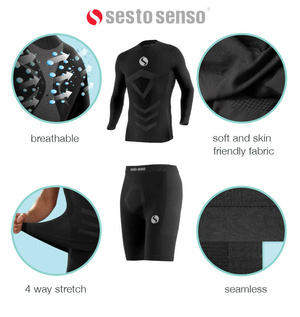 Schnell trocknendes, thermoaktives Sport-Set Sesto Senso