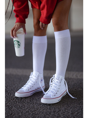 Kniestrümpfe für Frauen, glatt 248