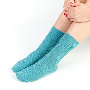 Socken Damen Serie Art. 093 Türkis Blau