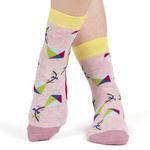 SOXO GOOD STUFF Damensocken mit bunten Baumwolldrachen