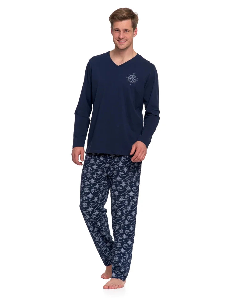 Men's long-sleeved pajamas