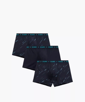 Men's Boxer Shorts 3mh-224 Navy/3-Pack
