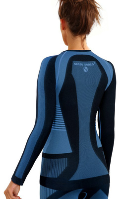 Damenunterhemd Thermo Active Blau