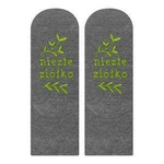 Socken Kinder Grau mit lustigen Aufschriften