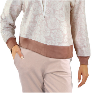 Damen Sweatshirt Mono Rosa