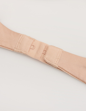 Push-up-BH Seidiges Beige