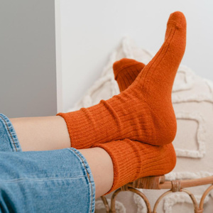 Socken Woll Serie Orange