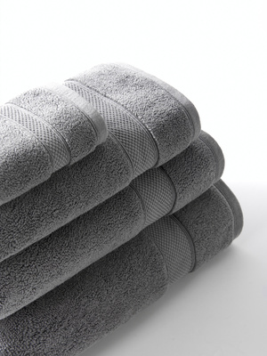 S TOWEL 100*150 LEO GREY