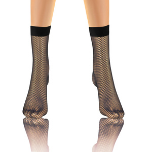 Netzsocken Kora Schwarz