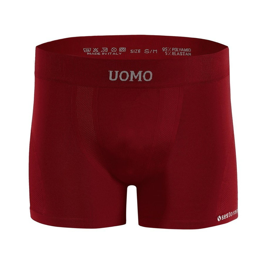 Nahtlose Herren-Boxershorts BM07 Rot