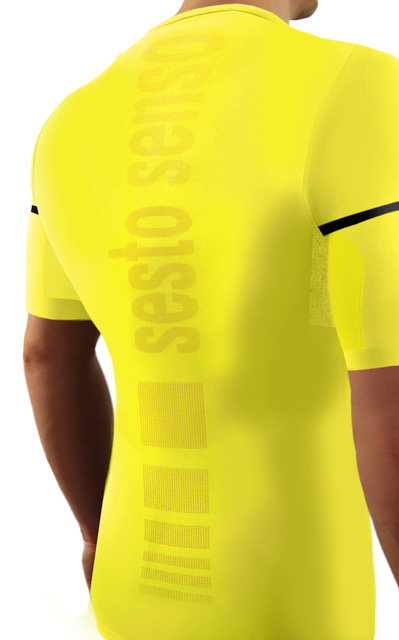 Kurzarmshirt Dryarn Gelb